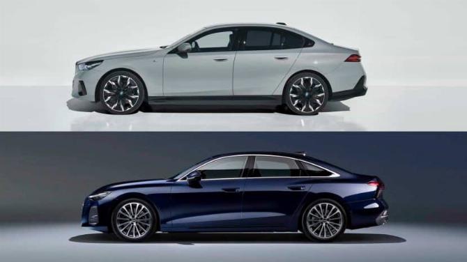 2025 AUDI A6 VS BMW 5 СЕРИИ G60 СРАВНЕНИЕ 1